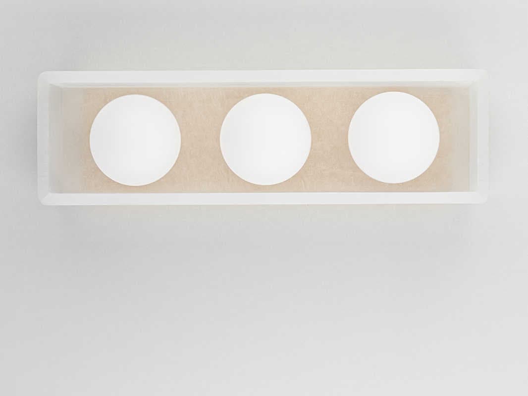 Hudson Valley Budnick 3-Light Aged Brass Glass LED Vanity Light