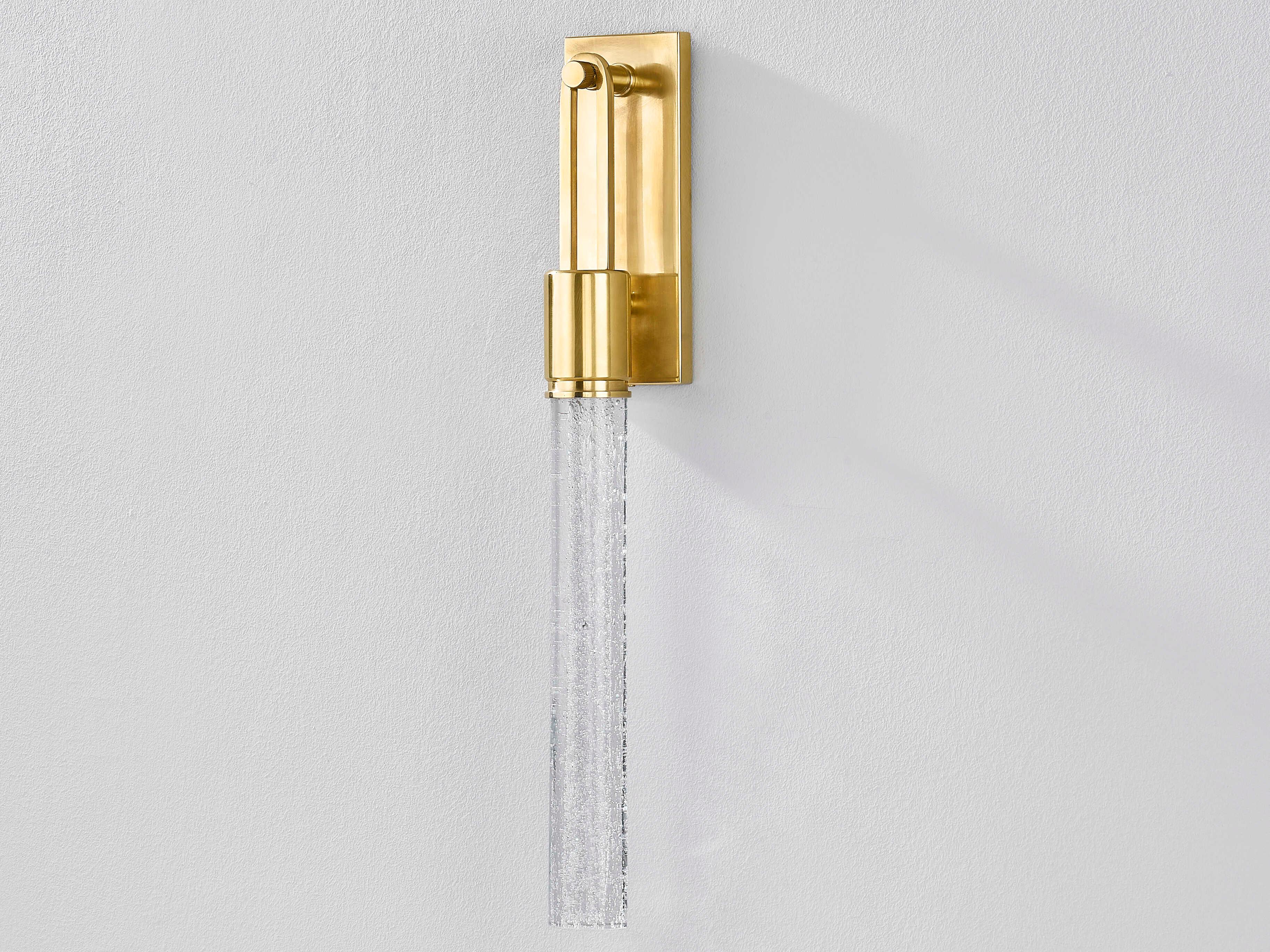 Hudson Valley Raynham 1-Light Aged Brass Wall Sconce