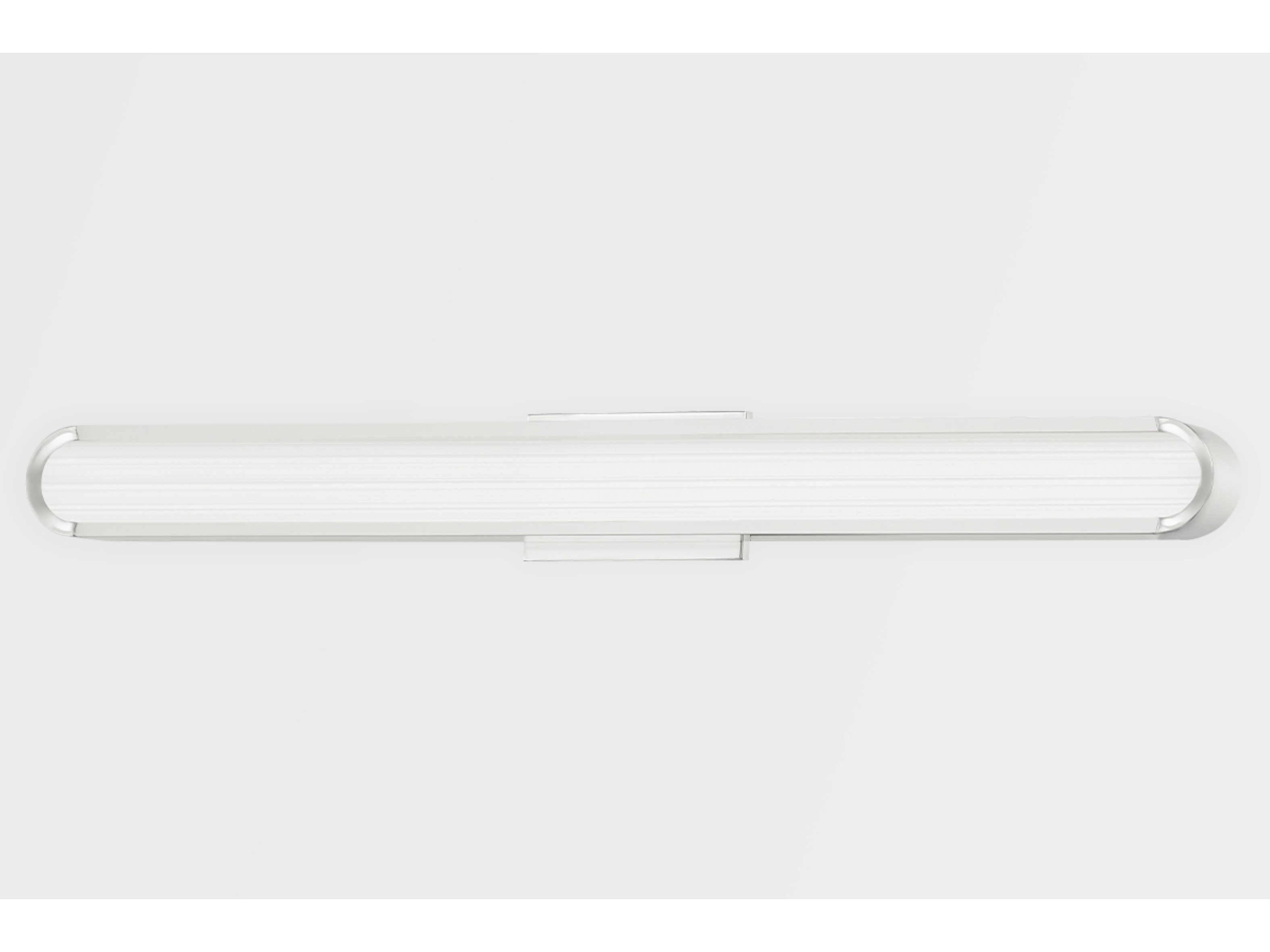 Hudson Valley Starkey 1-Light Polished Nickel Clear Glass LED Vanity Light