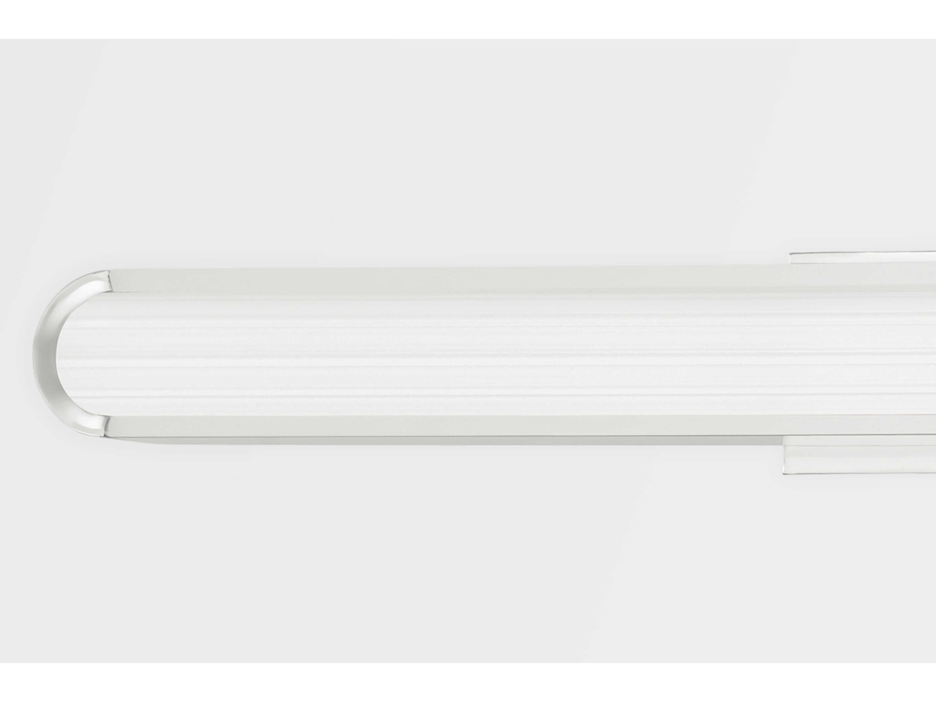 Hudson Valley Starkey 1-Light Polished Nickel Clear Glass LED Vanity Light