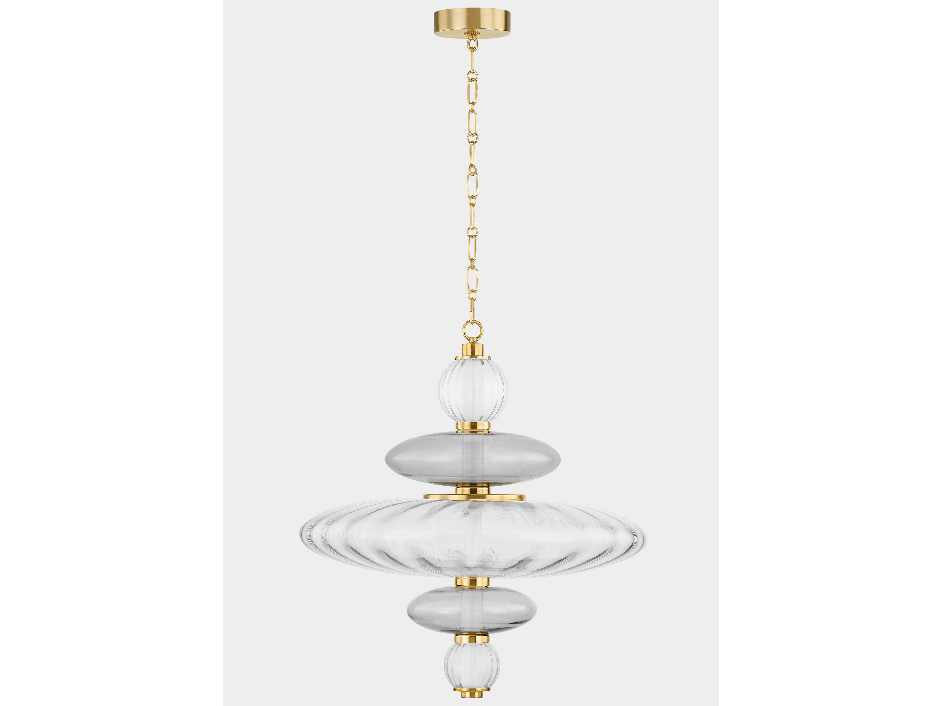 Hudson Valley Williams 1-Light Aged Brass Pendant