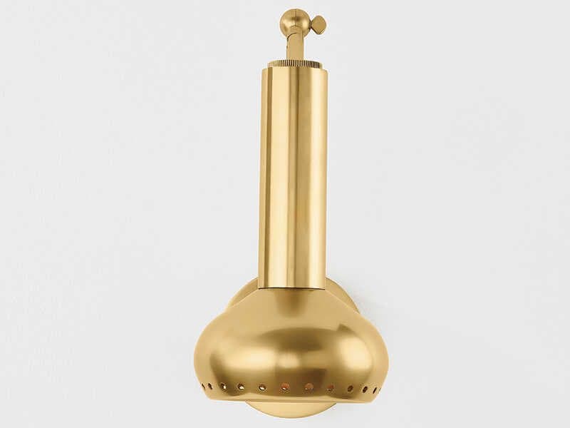 Hudson Valley Roald 1-Light Aged Brass Swing Wall Sconce