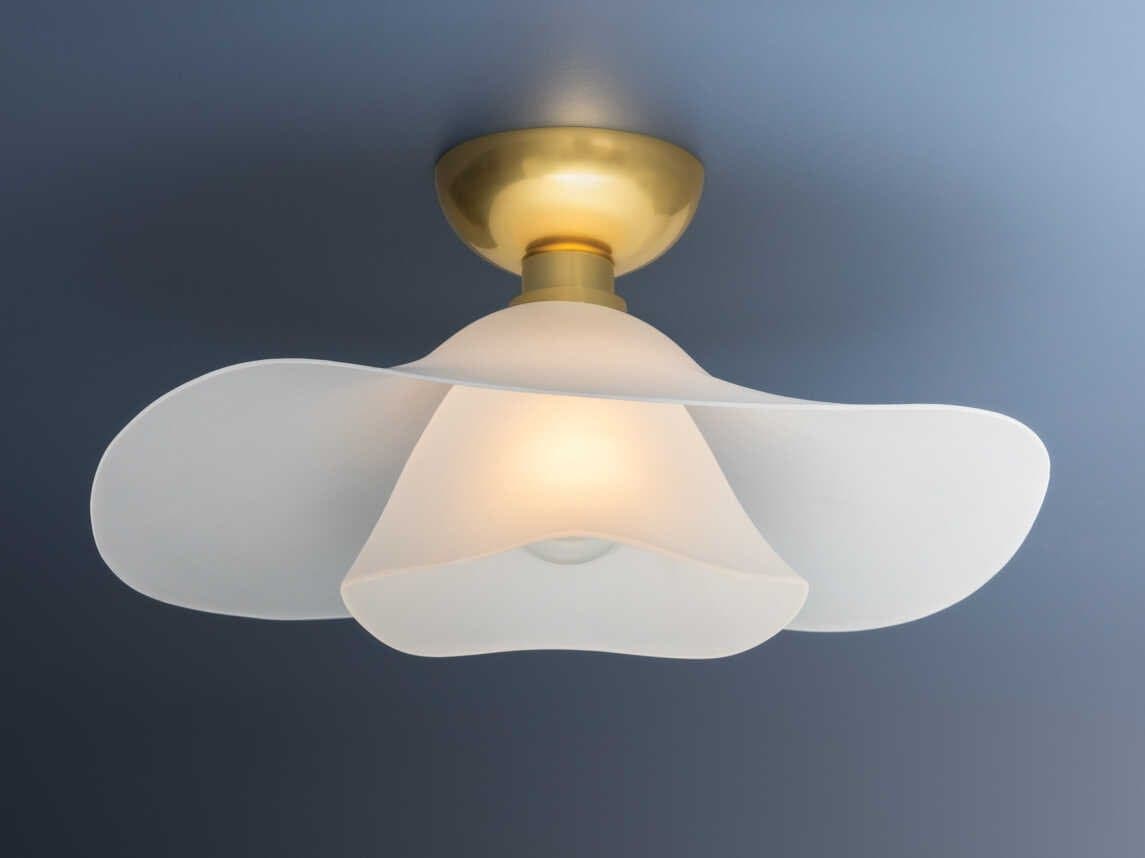 Hudson Valley Netherlee 1-Light Aged Brass Flush Mount