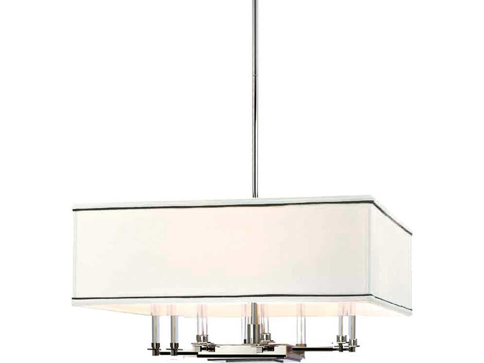 Hudson Valley Collins 8-Light Polished Nickel Island Pendant