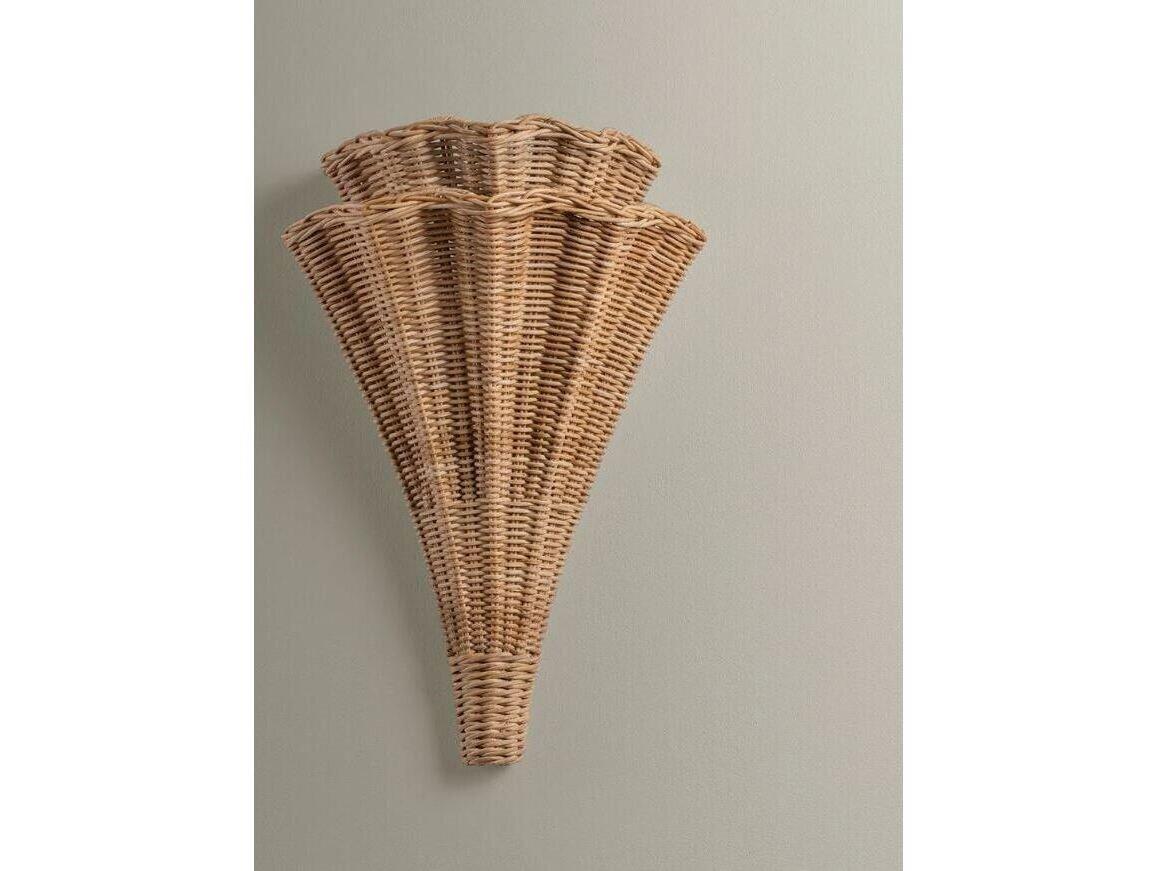 Hudson Valley Arverne 2-Light Vintage Gold Leaf Wall Sconce