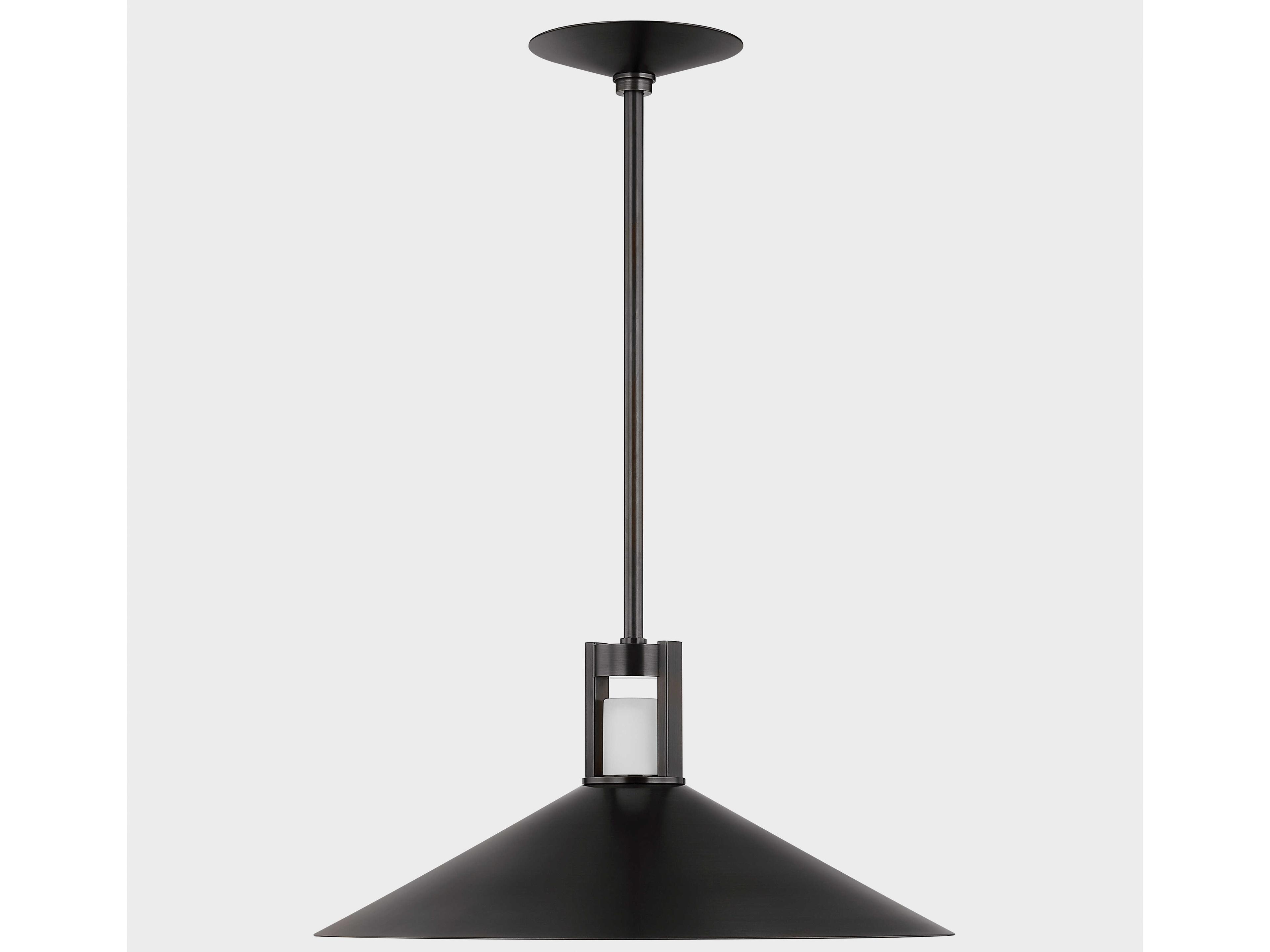 Hudson Valley Clermont 2-Light Distressed Bronze Pendant