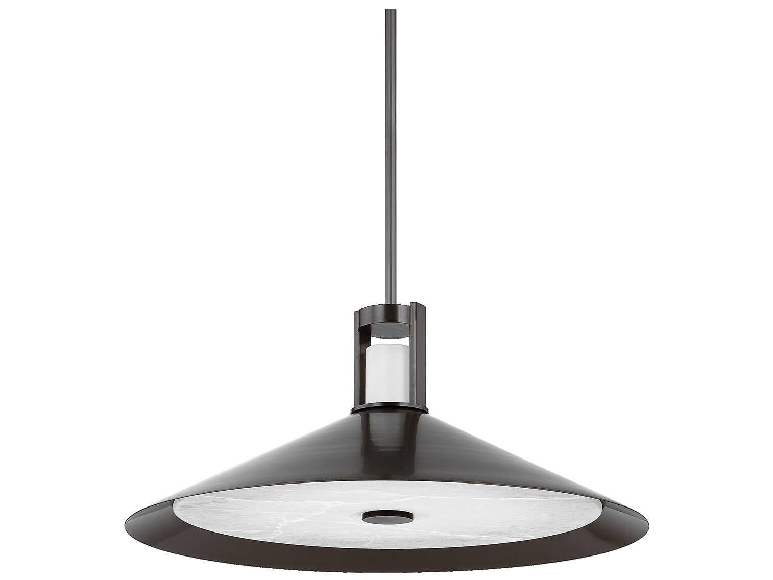 Hudson Valley Clermont 2-Light Distressed Bronze Pendant