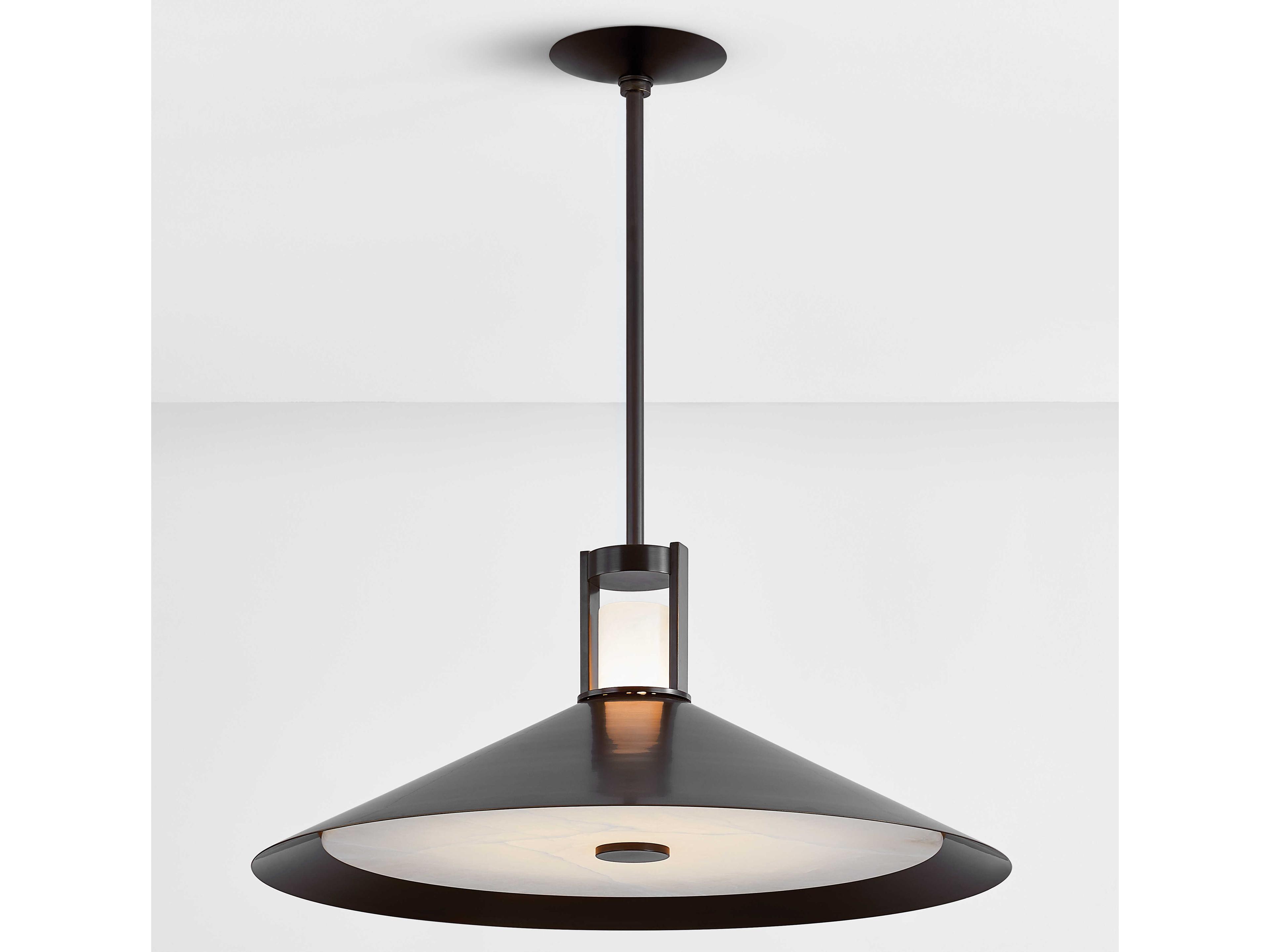 Hudson Valley Clermont 2-Light Distressed Bronze Pendant