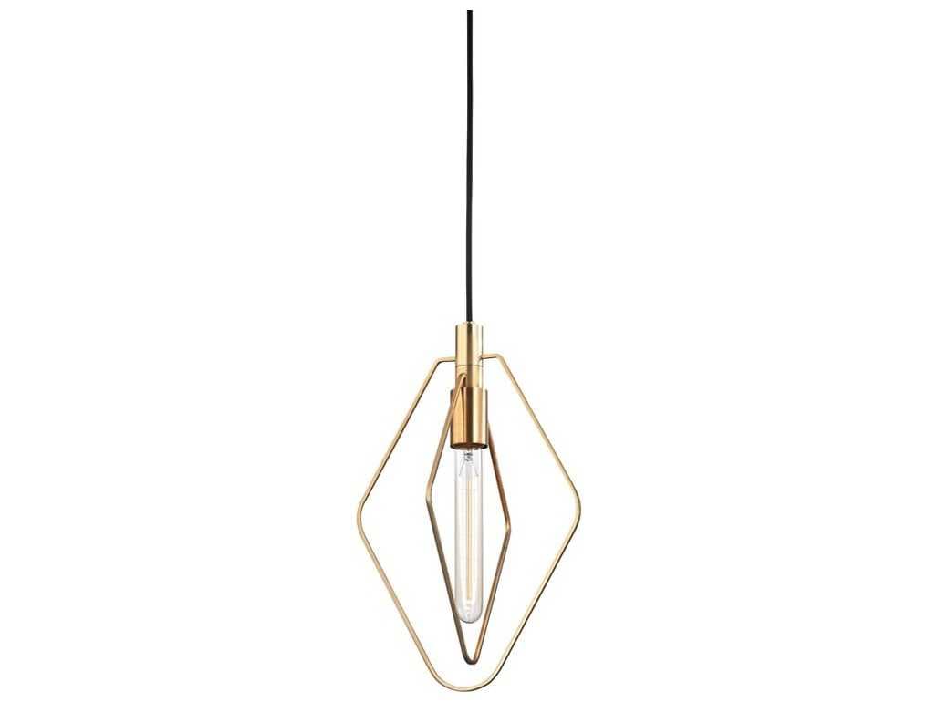 Hudson Valley Masonville 1-Light Aged Brass Mini Pendant