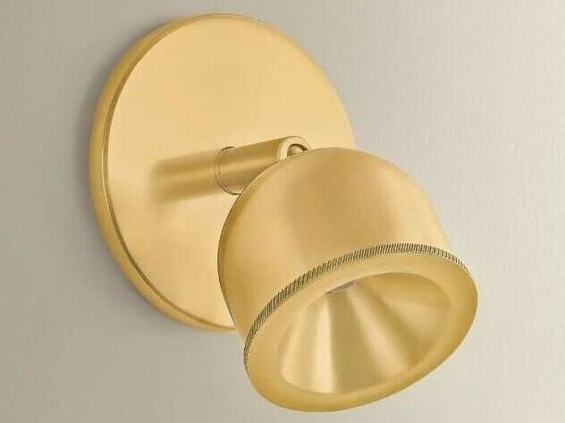 Hudson Valley Tuthill 1-Light Aged Brass Dome Flush Mount