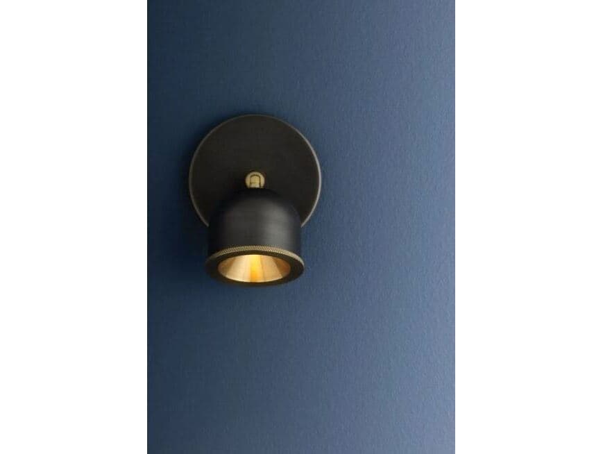 Hudson Valley Tuthill 1-Light Aged Brass Distressed Bronze Bell Flush Mount