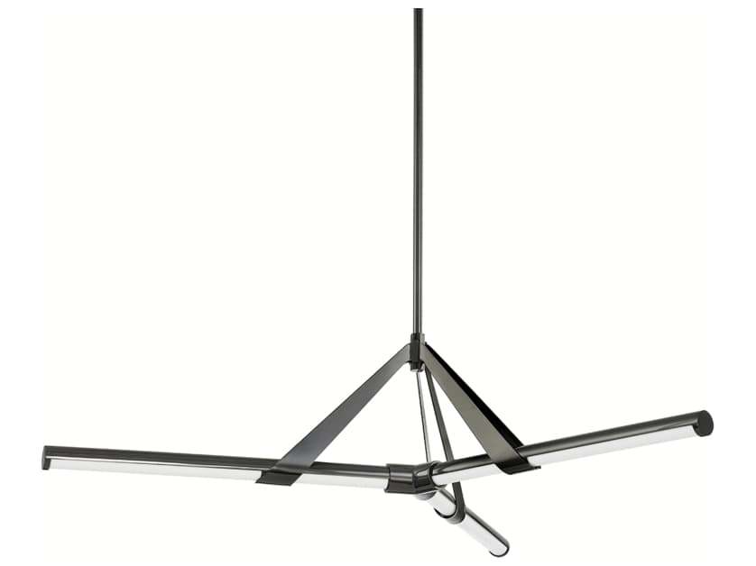 Hudson Valley Jonas 3-Light Black Nickel LED Linear Pendant