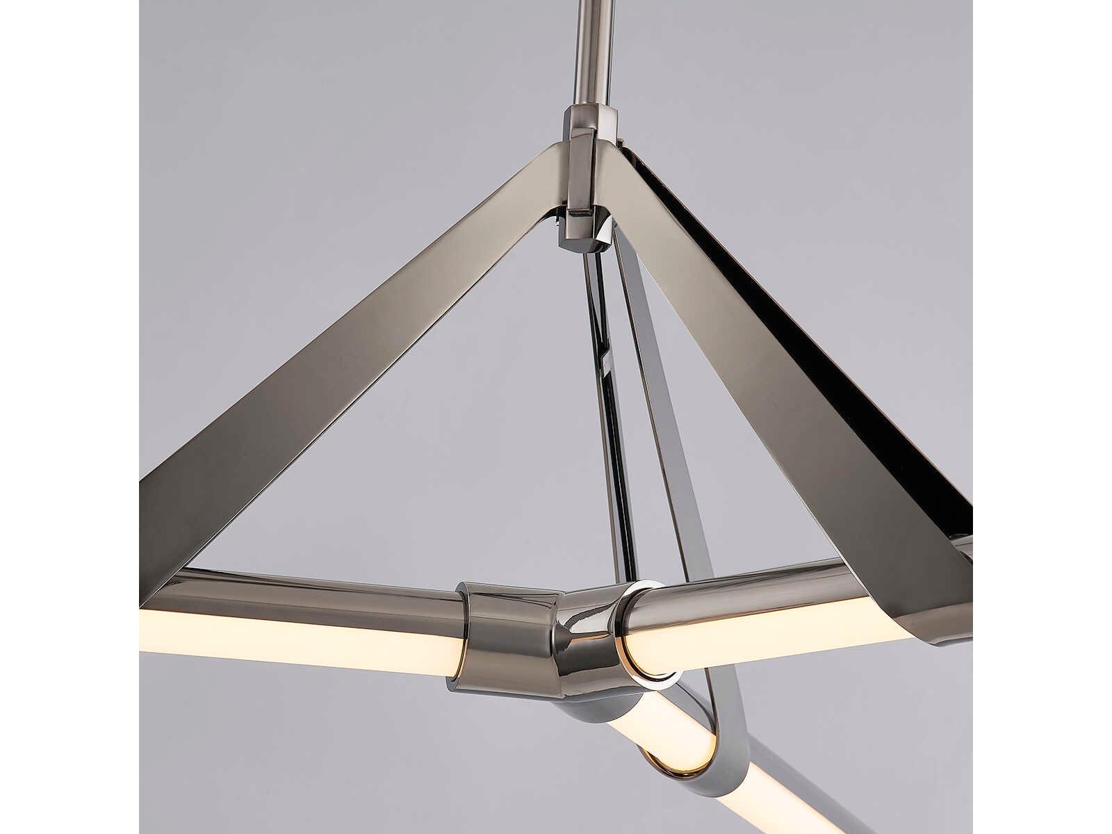 Hudson Valley Jonas 3-Light Black Nickel LED Linear Pendant