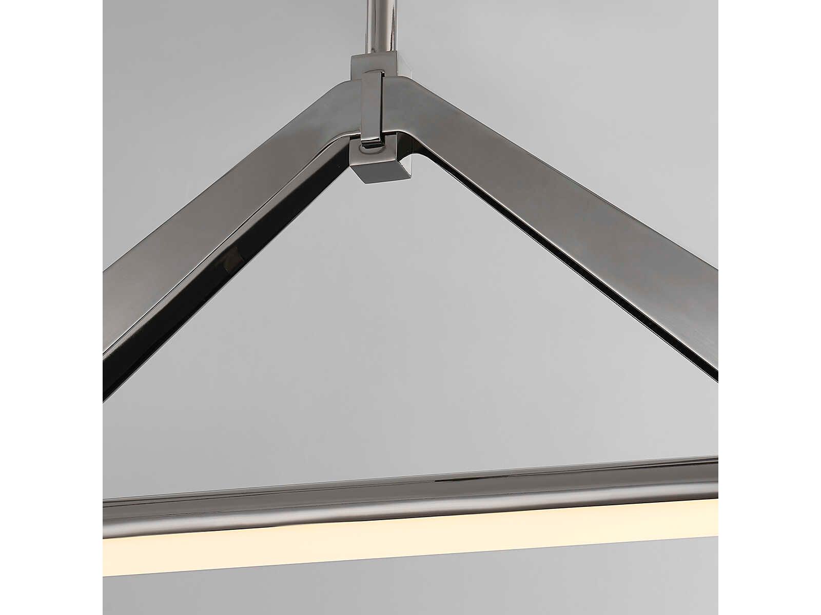 Hudson Valley Jonas 1-Light Black Nickel LED Linear Island Pendant