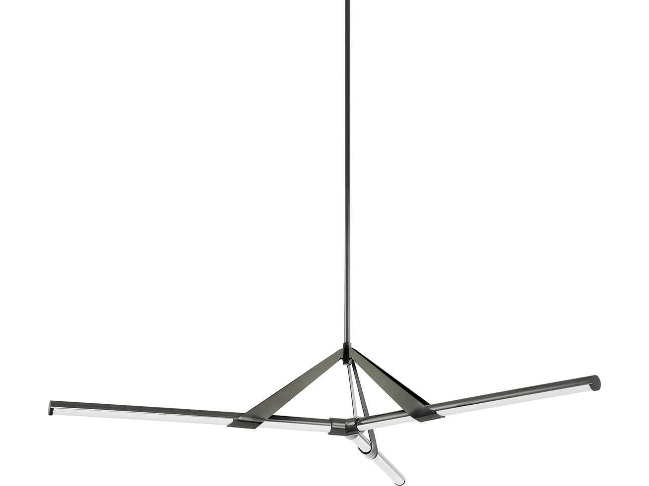 Hudson Valley Jonas 3-Light Black Nickel LED Linear Pendant