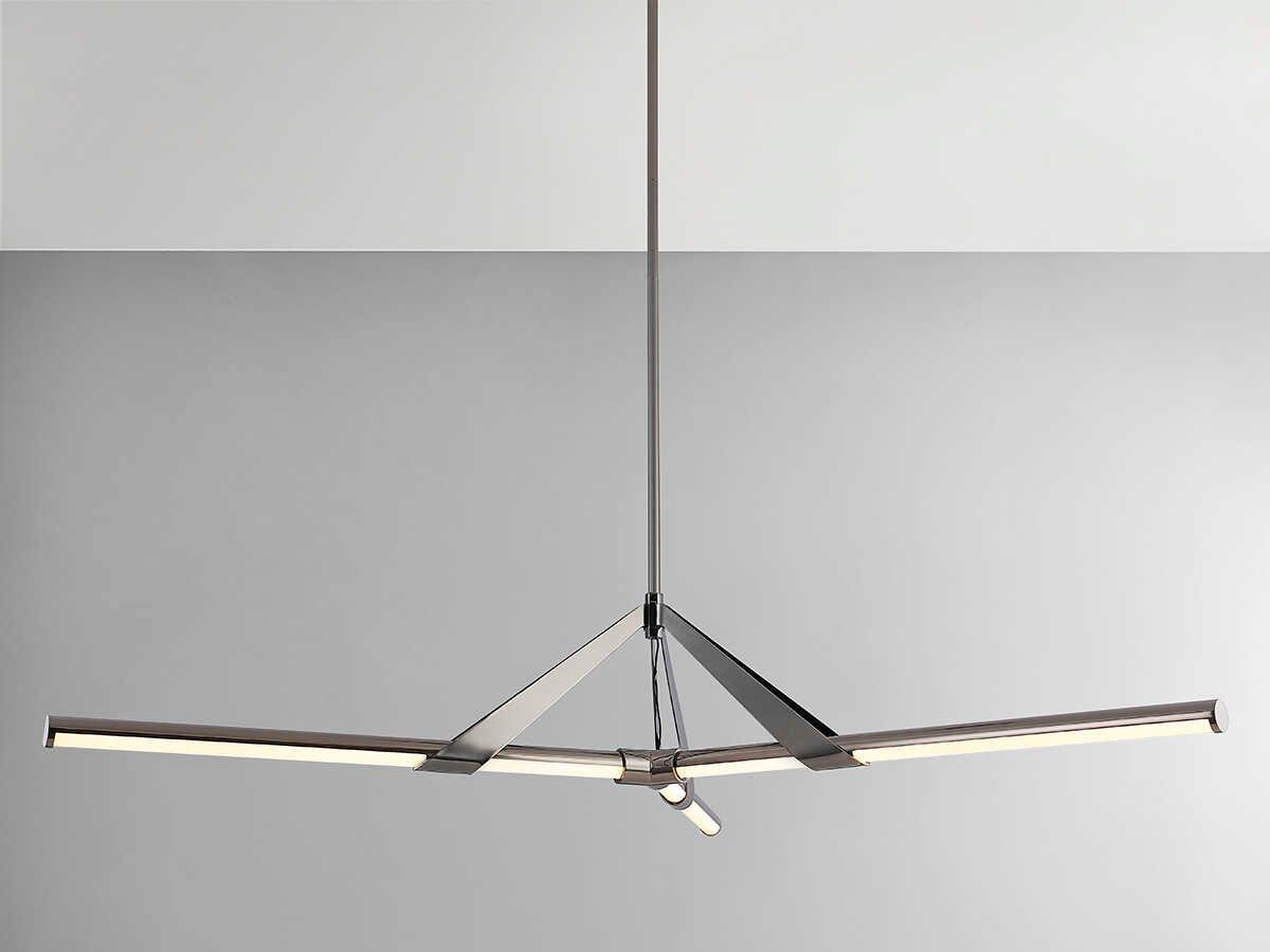 Hudson Valley Jonas 3-Light Black Nickel LED Linear Pendant