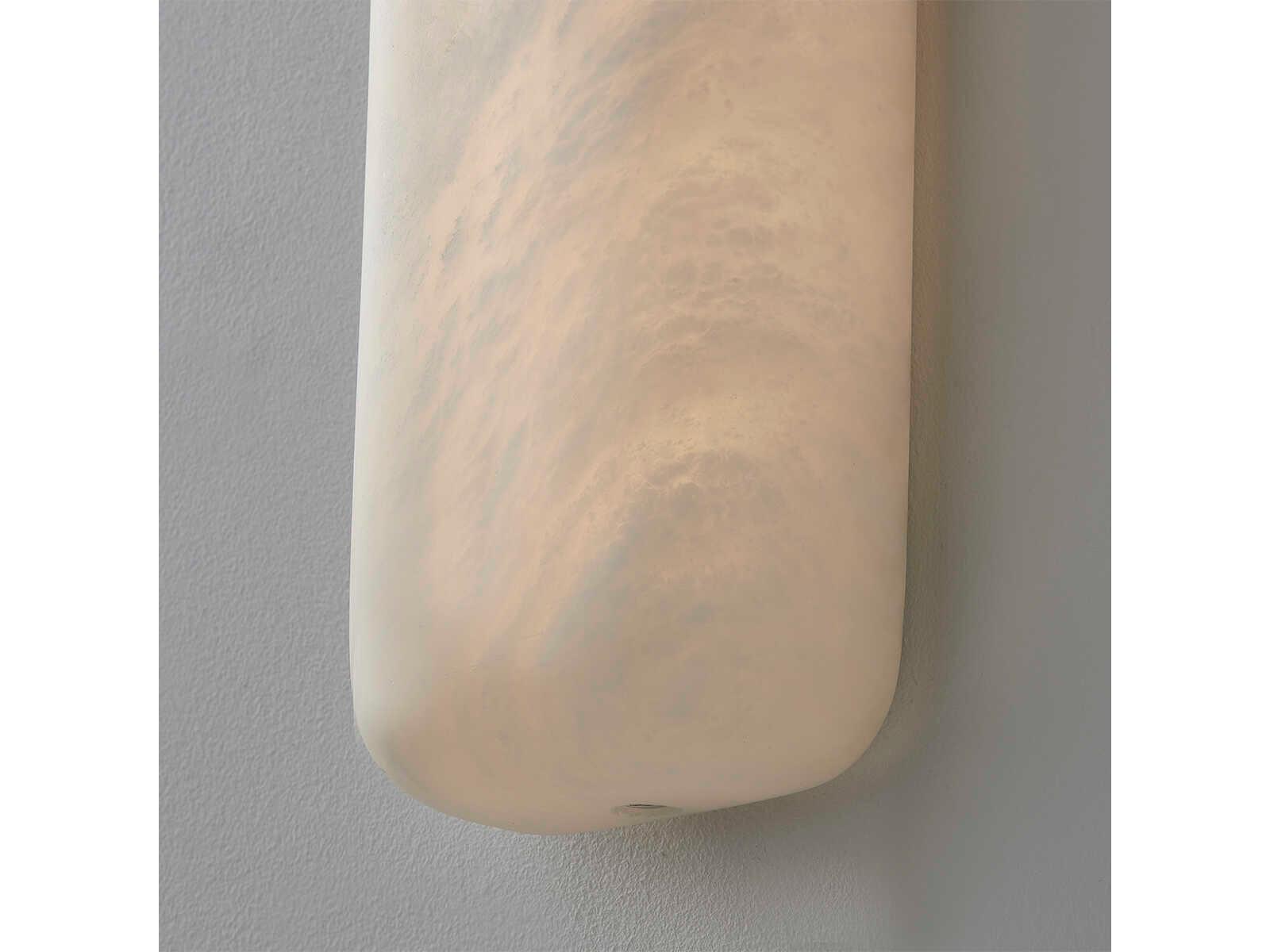 Hudson Valley Grand Central 1-Light Polished Nickel White LED Wall Sconce