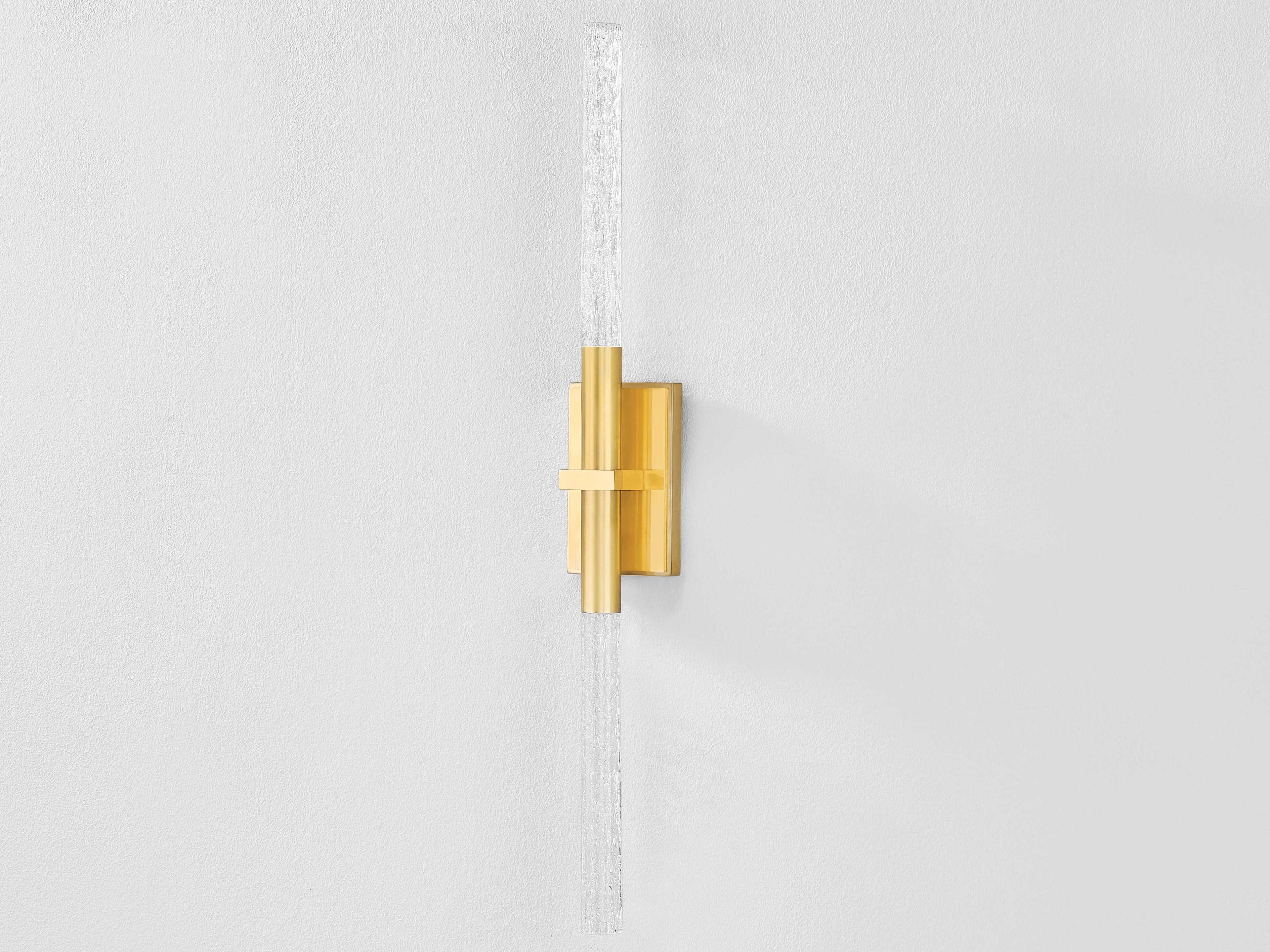 Hudson Valley Millerton 2-Light Aged Brass Wall Sconce