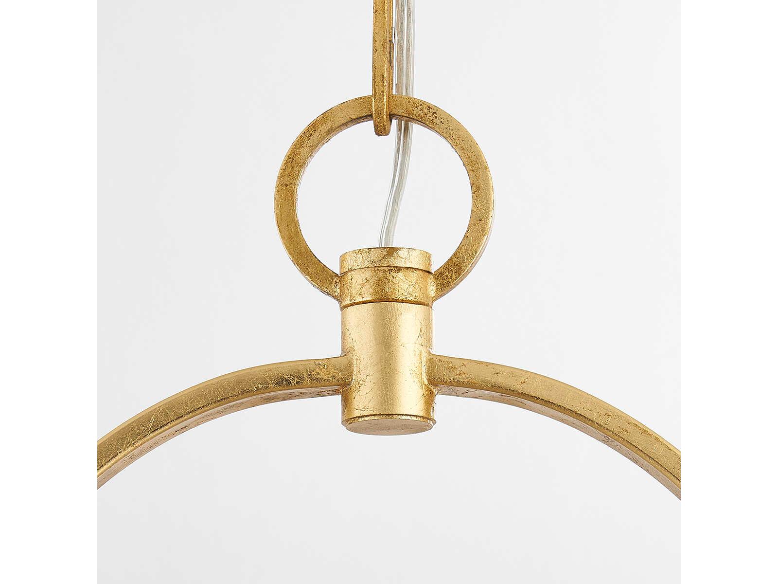 Hudson Valley Malloy 3-Light Vintage Gold Leaf Glass Globe Mini Pendant