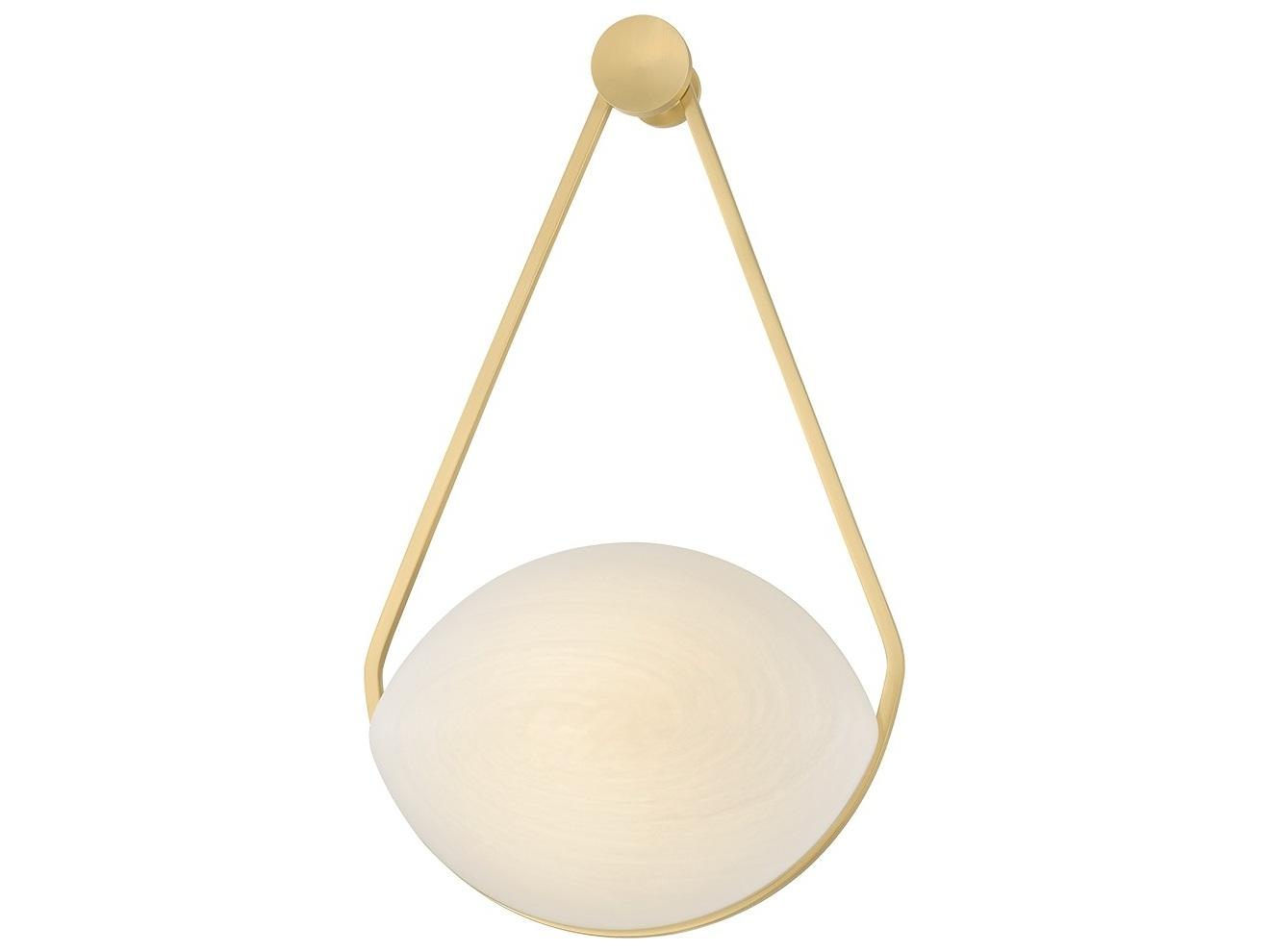 Hudson Valley Blaina 1-Light Aged Brass Wall Sconce