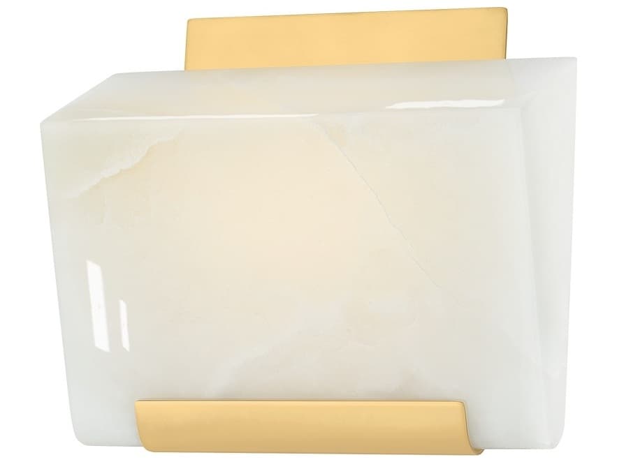 Hudson Valley Fairfield 1-Light Aged Brass Wall Sconce