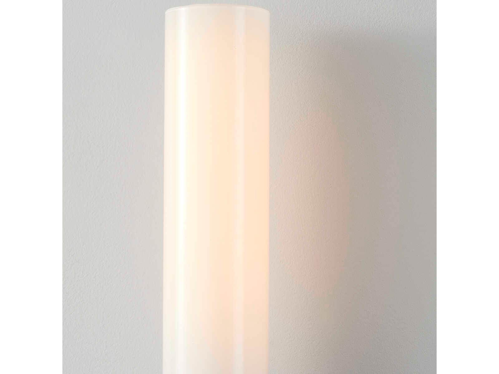 Hudson Valley Crewe 1-Light Polished Nickel Black Glass Wall Sconce