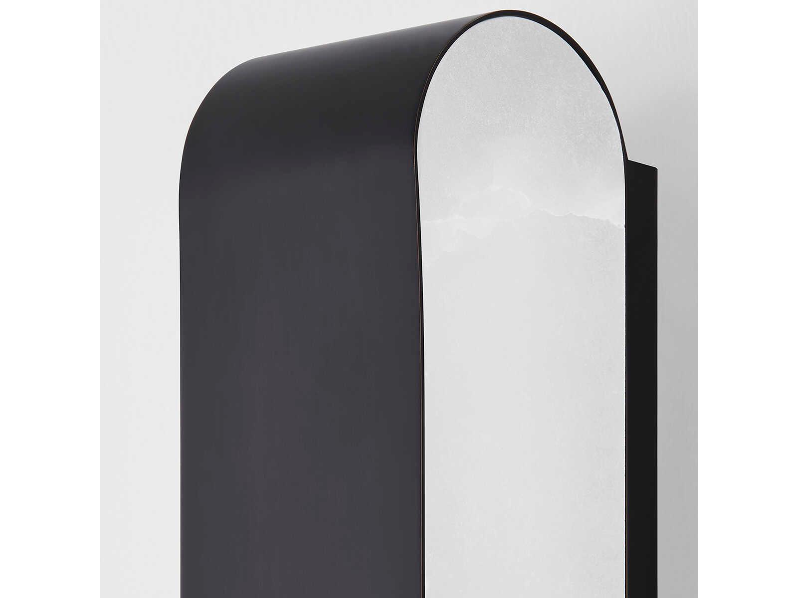 Hudson Valley Briarwood 2-Light Black Brass Glass LED Wall Sconce