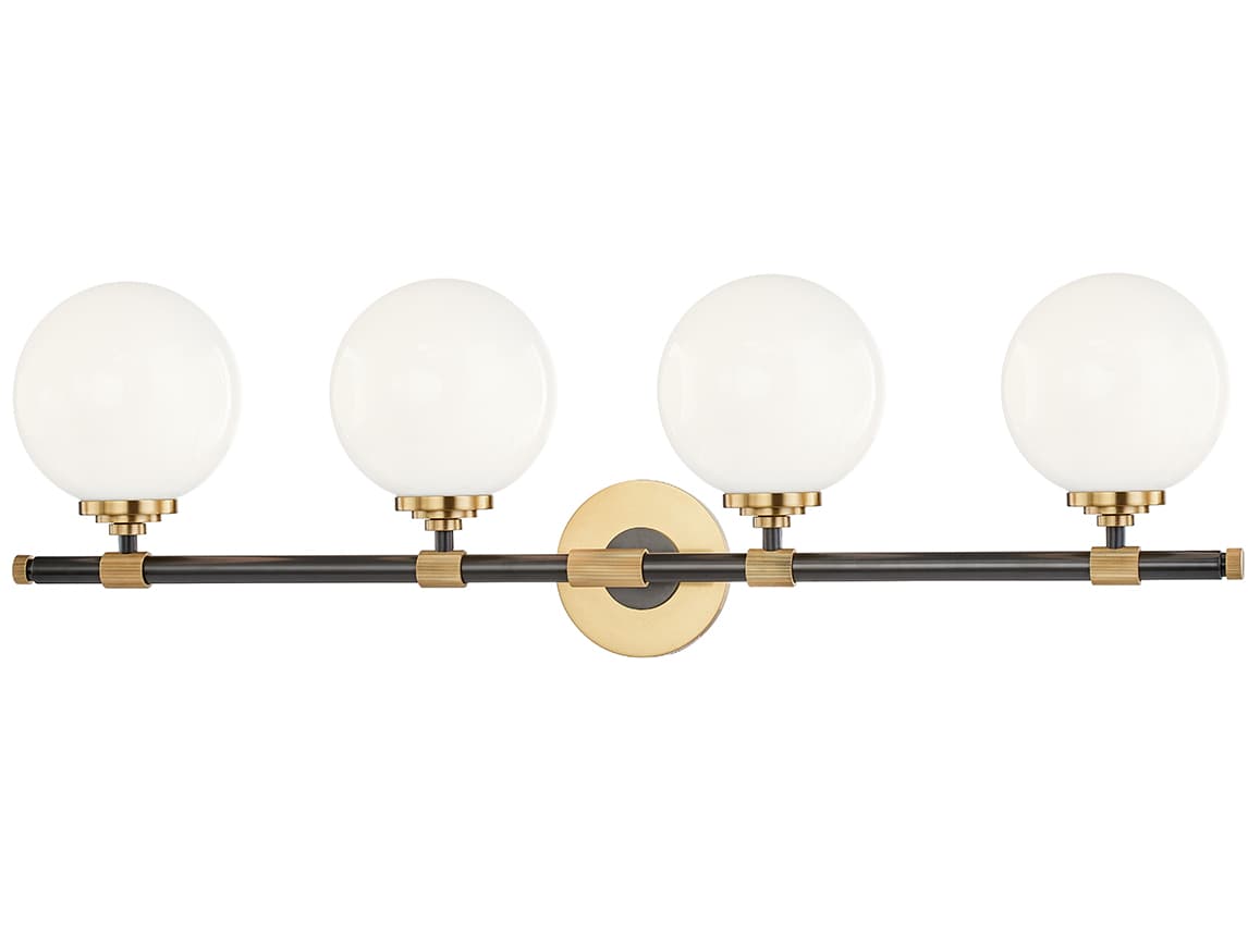 Hudson Valley Bowery 4-Light Aged Old Bronze Vanity Light