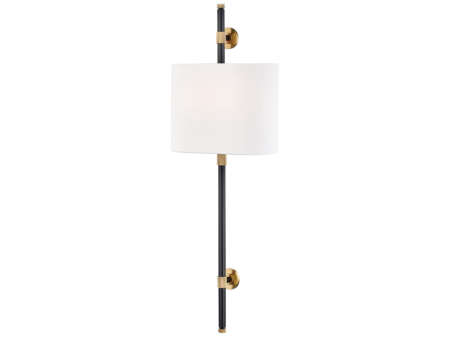 Hudson Valley Bowery 2-Light Aged Old Bronze Wall Sconce