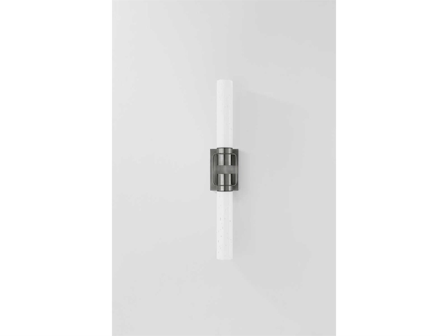 Hudson Valley Glen Oaks 2-Light Vintage Pewter Wall Sconce