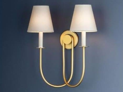 Hudson Valley Midtown 2-Light Aged Brass Wall Sconce