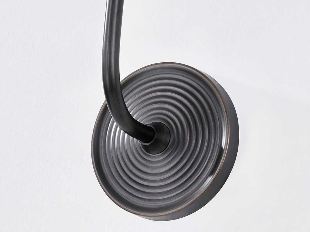 Hudson Valley Gladstone 1-Light Distressed Bronze Black Wall Sconce