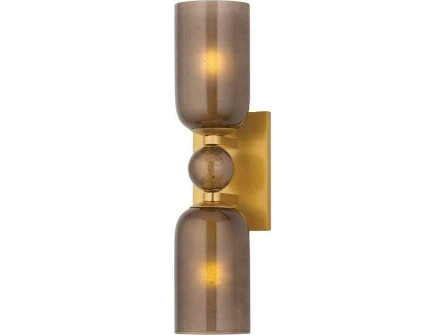 Hudson Valley Hurleyville 2-Light Aged Brass Wall Sconce
