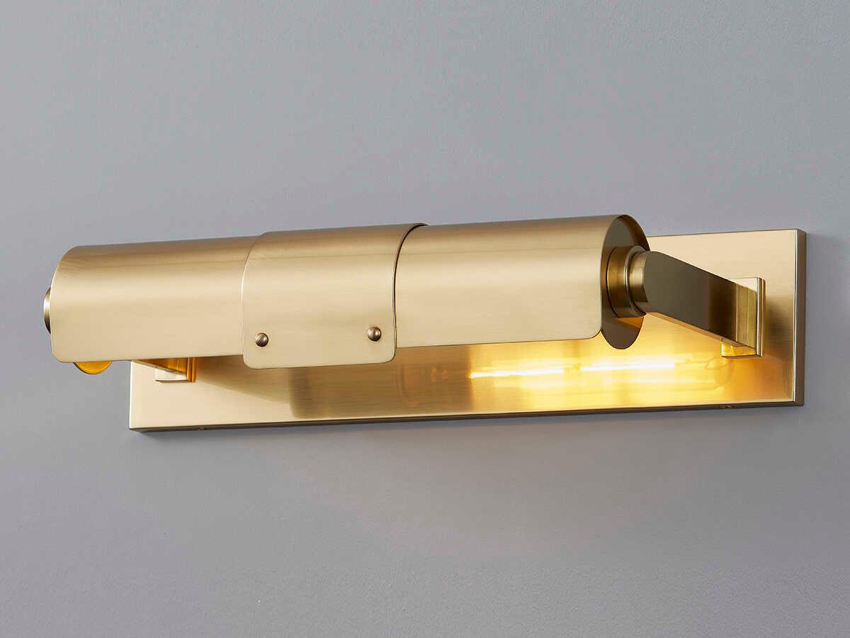 Hudson Valley Oneonta 1-Light Aged Brass Picture Light