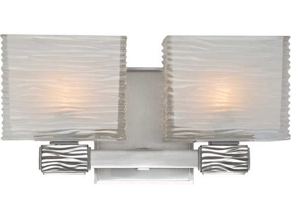 Hudson Valley Hartsdale 2-Light Polished Nickel White Glass Vanity Light