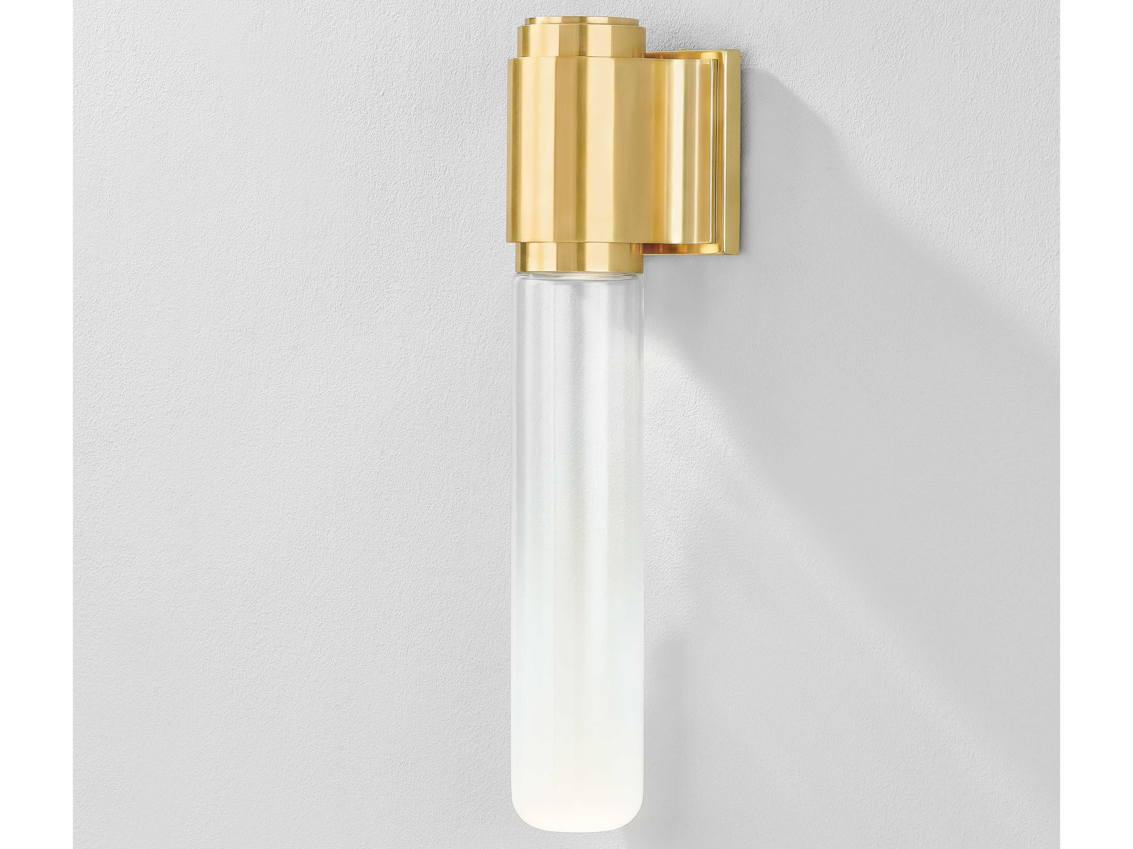 Hudson Valley Colrain 1-Light Aged Brass Wall Sconce