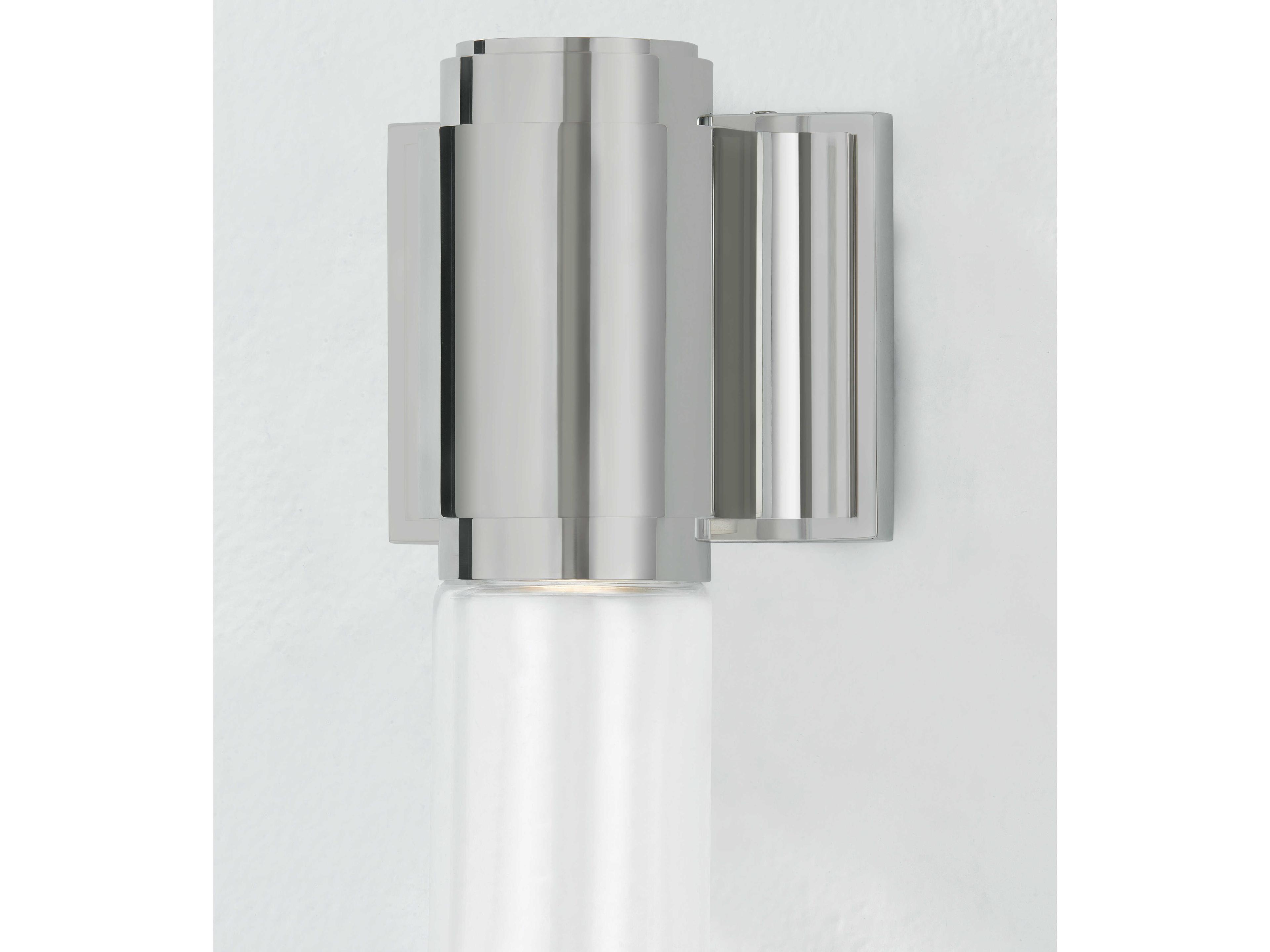 Hudson Valley Colrain 1-Light Polished Nickel Wall Sconce