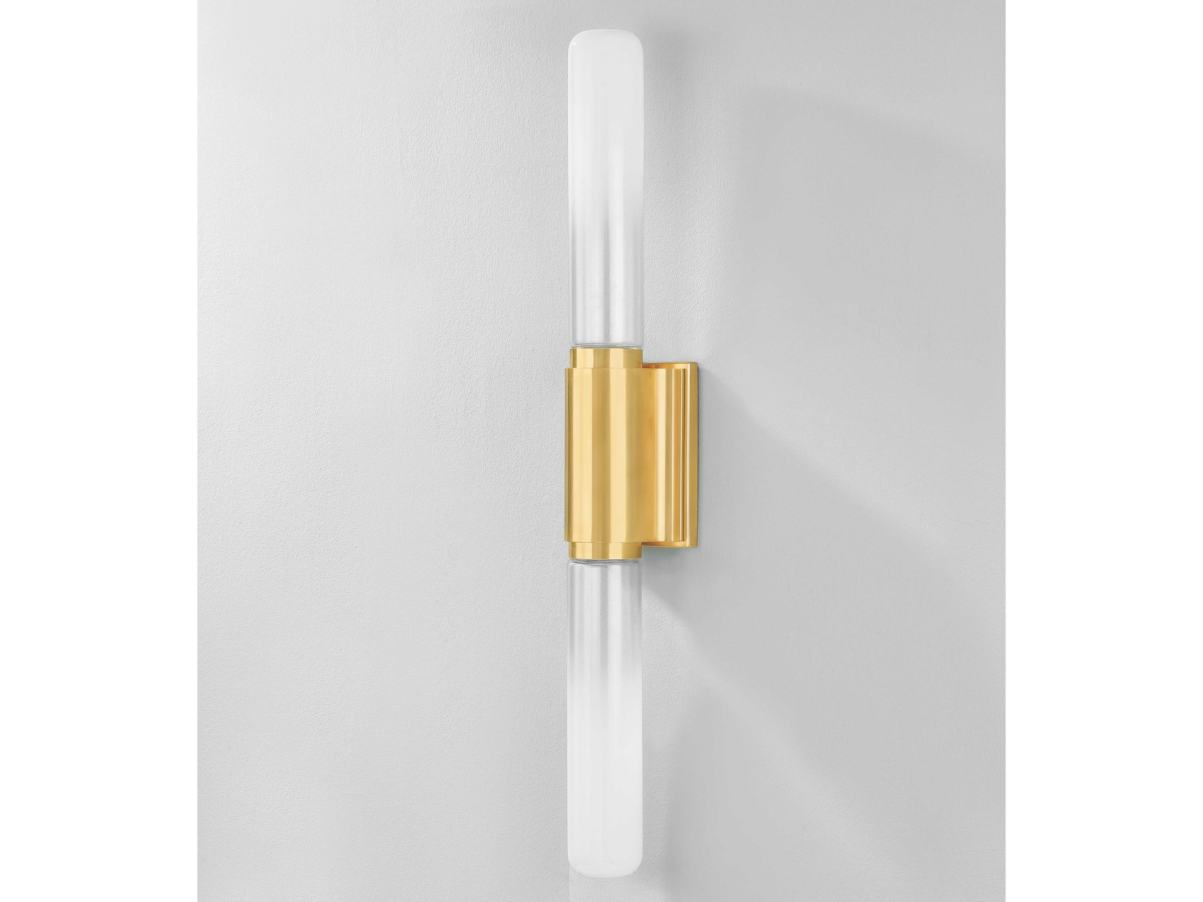 Hudson Valley Colrain 2-Light Aged Brass Wall Sconce