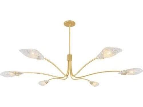Hudson Valley Tenafly 6-Light Aged Brass Chandelier