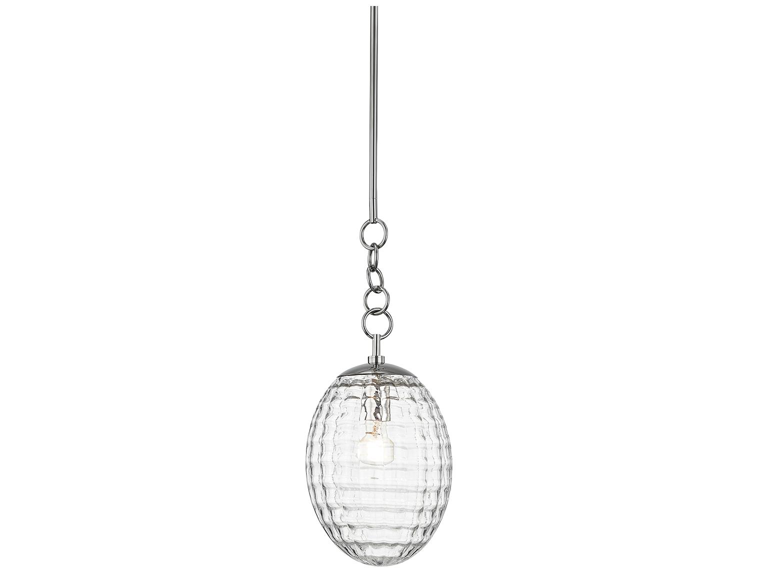 Hudson Valley Venice 1-Light Polished Nickel Mini Pendant