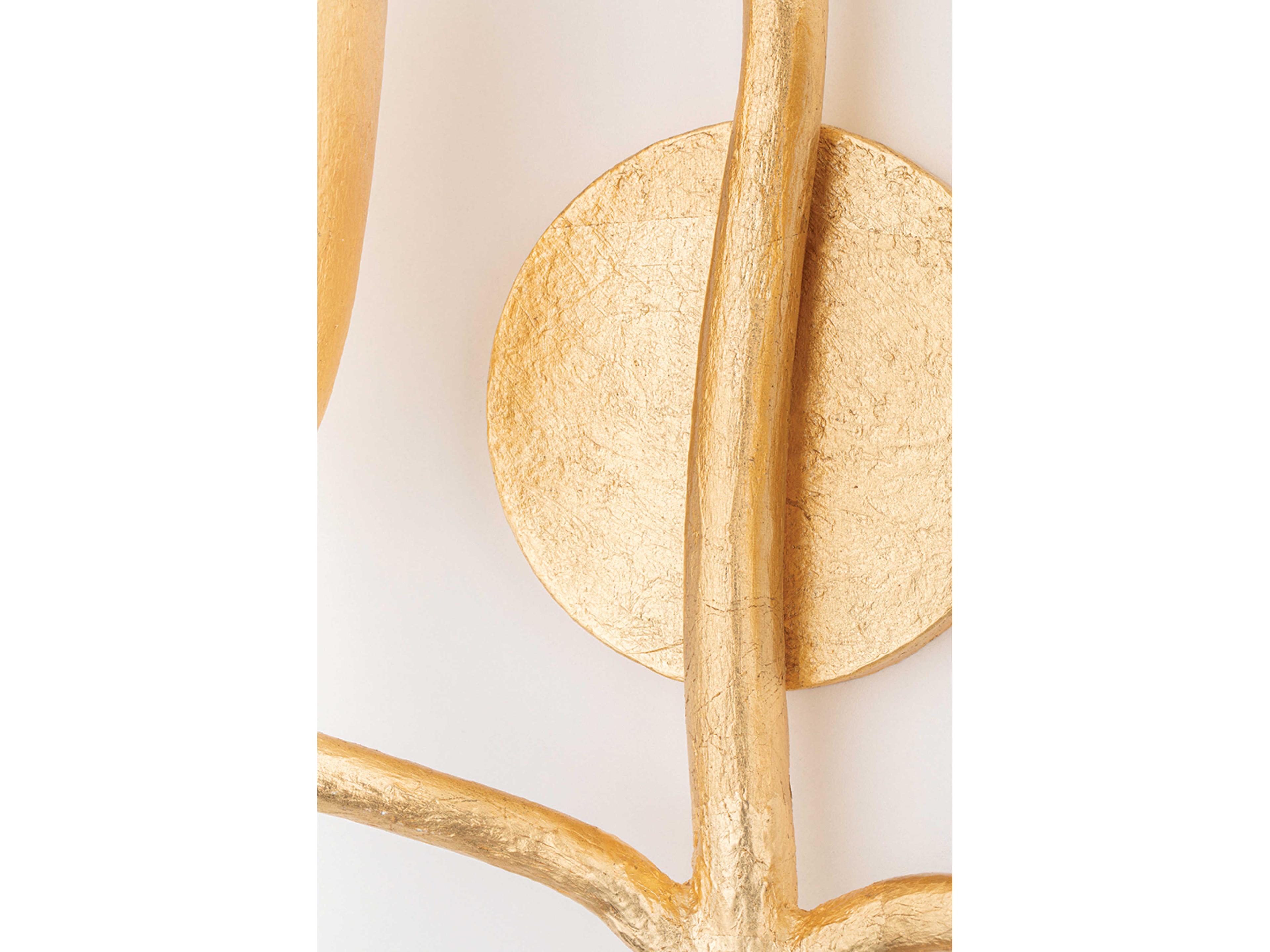 Hudson Valley Vine 3-Light Gold Leaf Wall Sconce