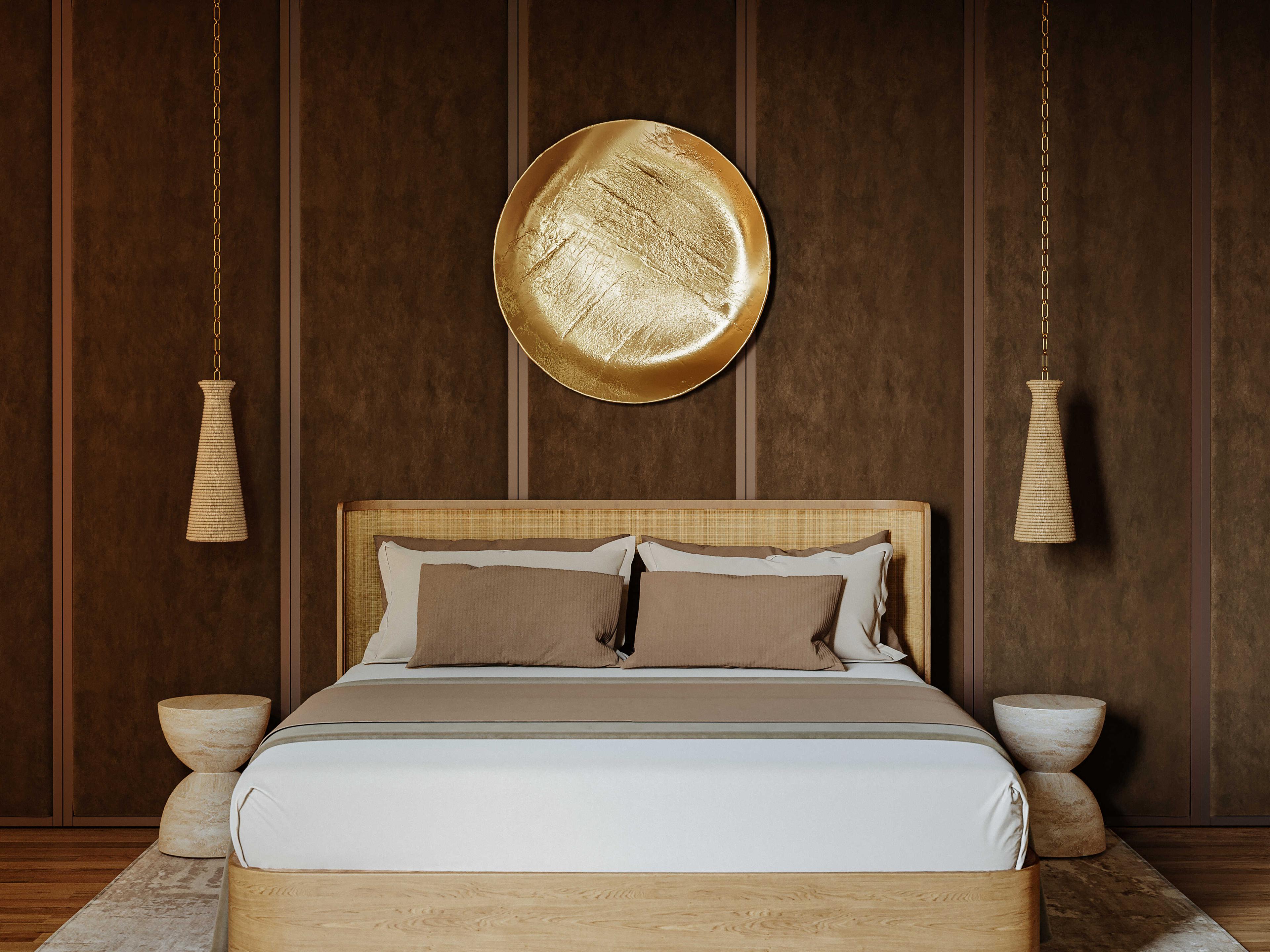 Hudson Valley Tallman 1-Light Vintage Gold Leaf Mini Pendant