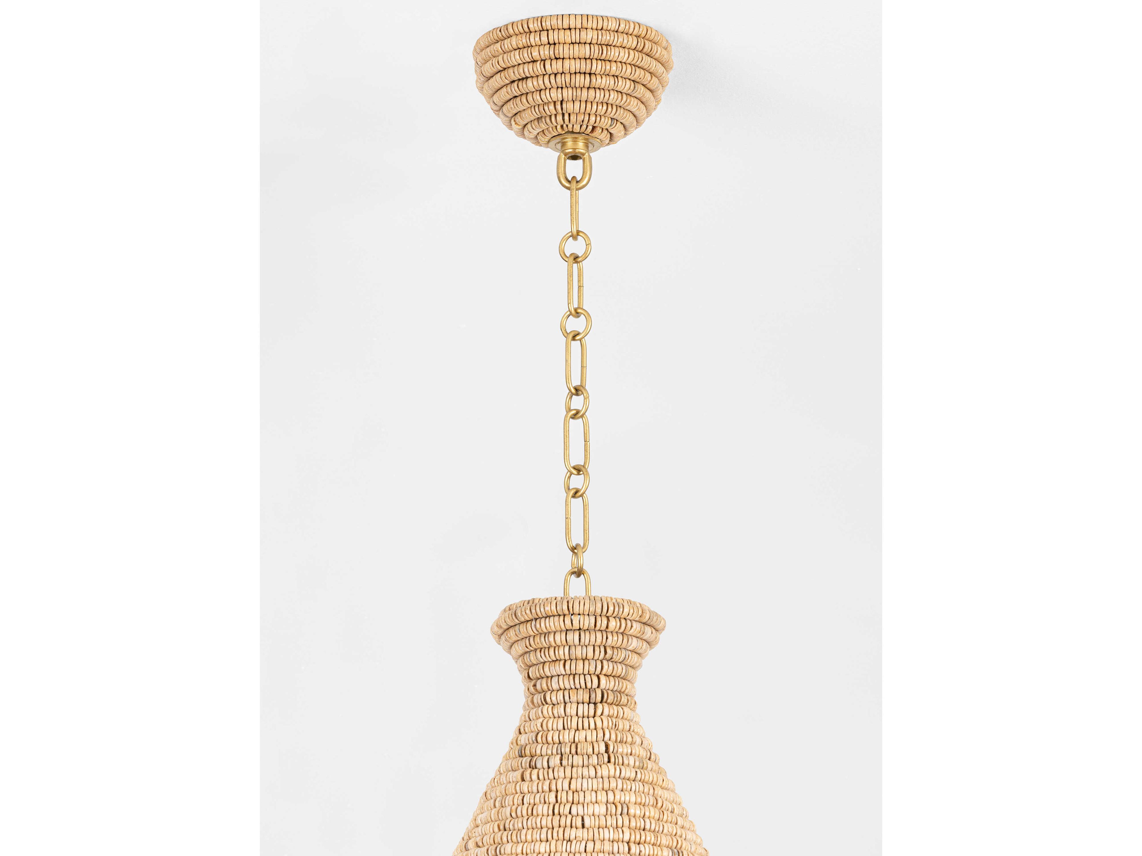 Hudson Valley Tallman 1-Light Vintage Gold Leaf Pendant