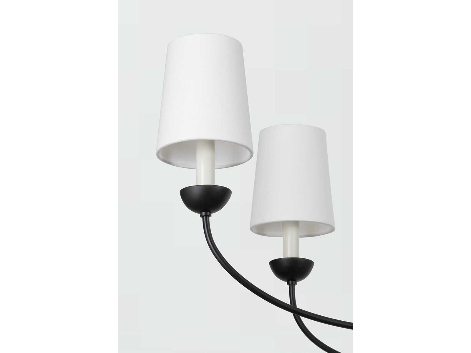 Hudson Valley Montpelier 7-Light Aged Iron Black Candelabra Chandelier