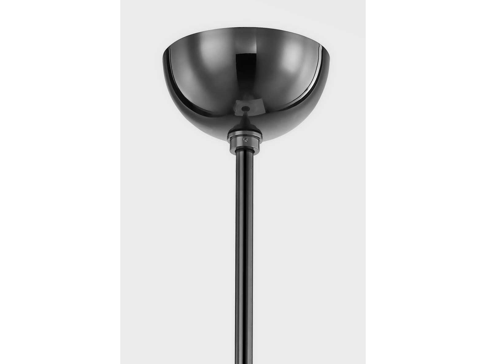 Hudson Valley Palermo 1-Light Black Nickel Cylinder Pendant