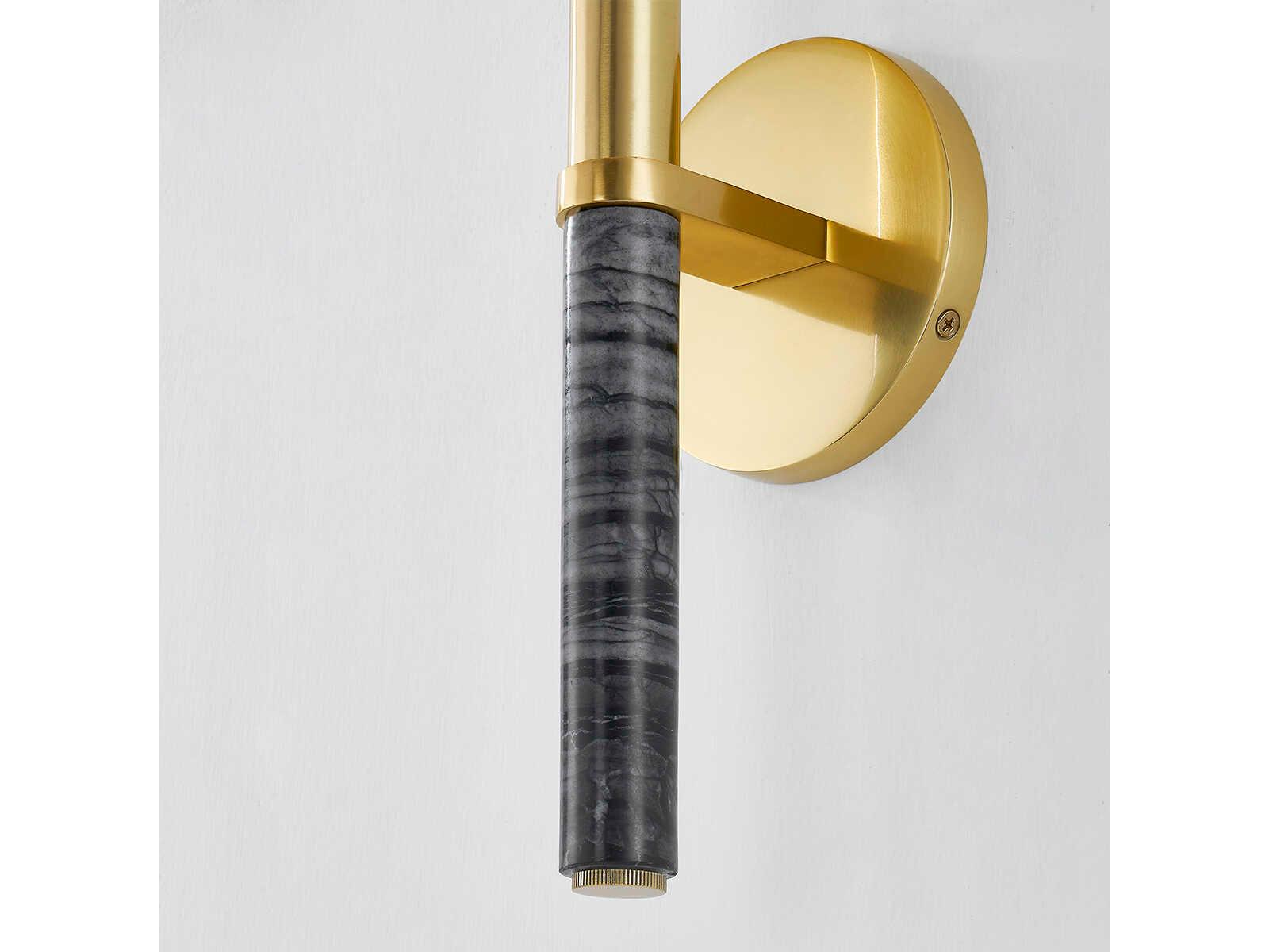 Hudson Valley Montreal 1-Light Aged Brass Wall Sconce