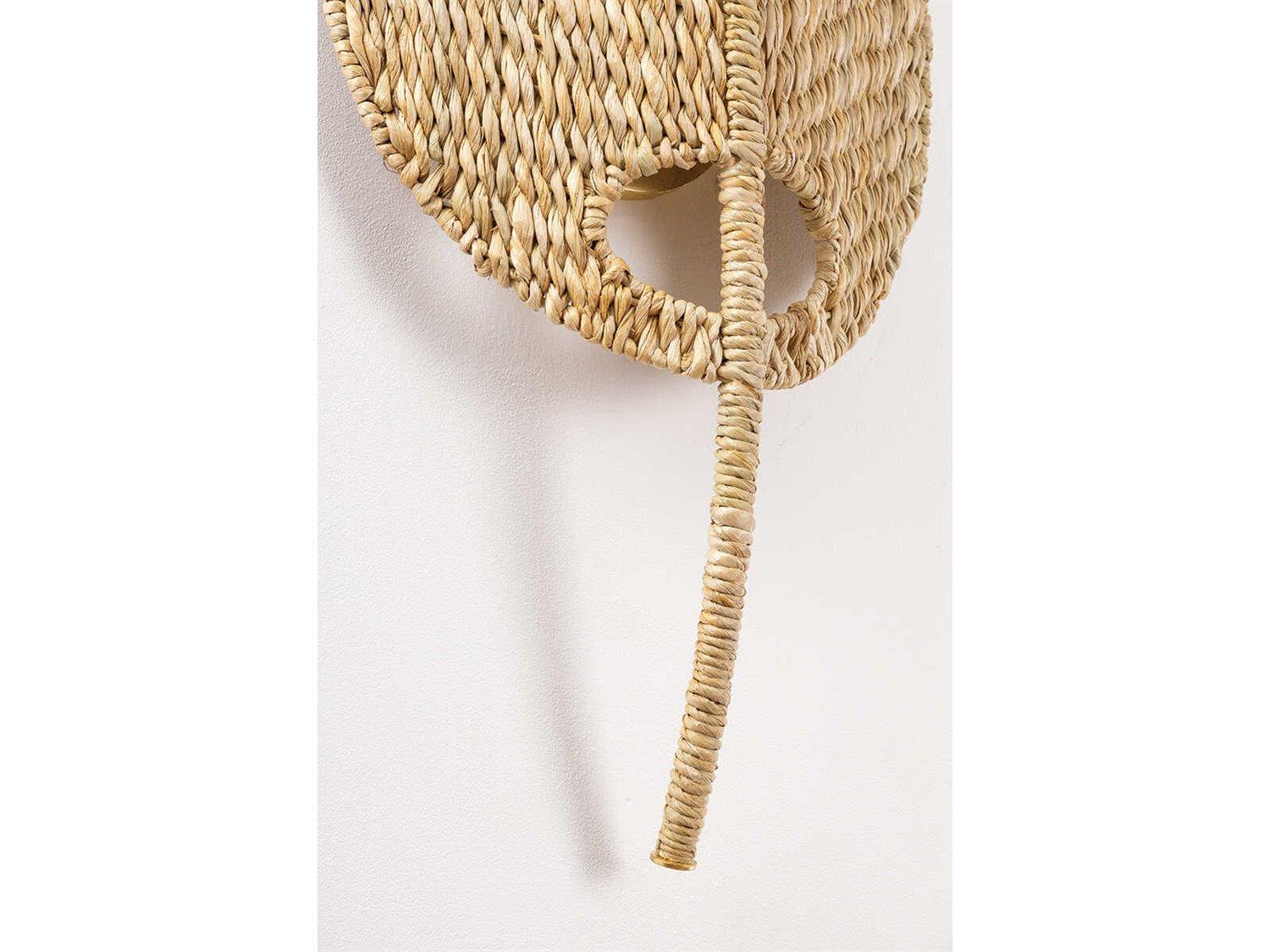 Hudson Valley Haverstraw 1-Light Vintage Gold Leaf Wall Sconce