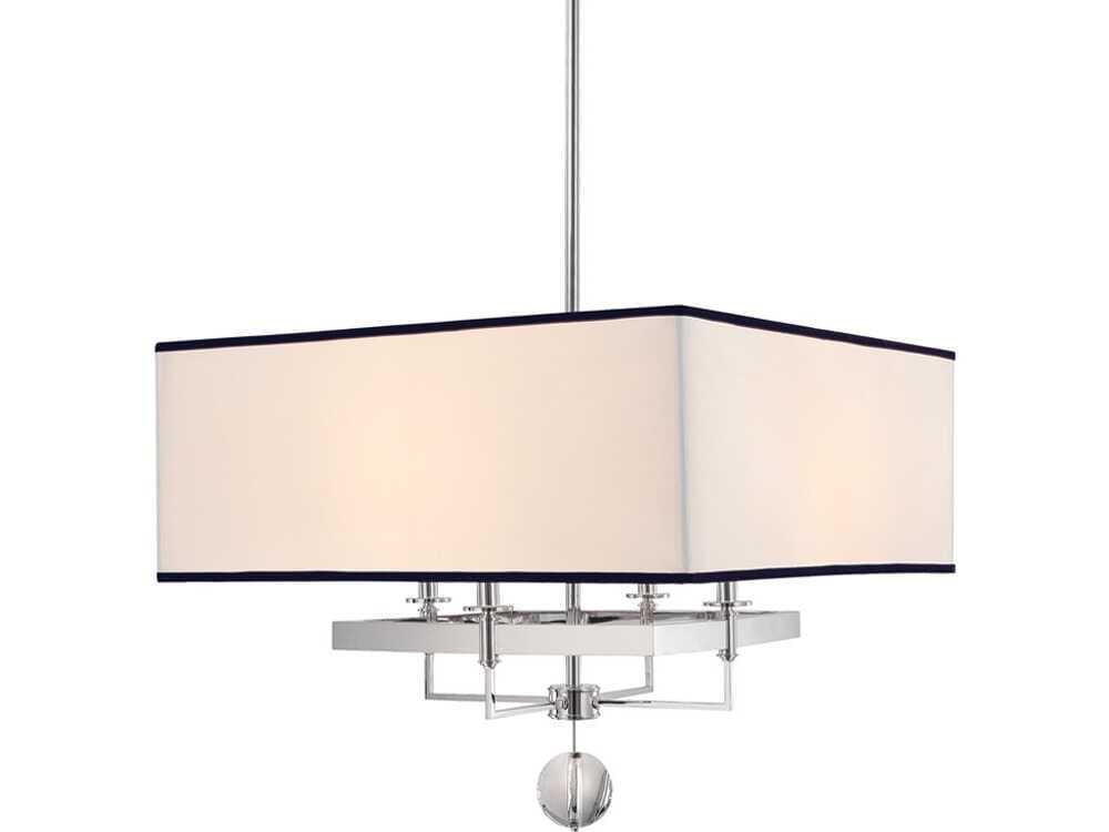 Hudson Valley Gresham Park 4-Light Polished Nickel Chandelier