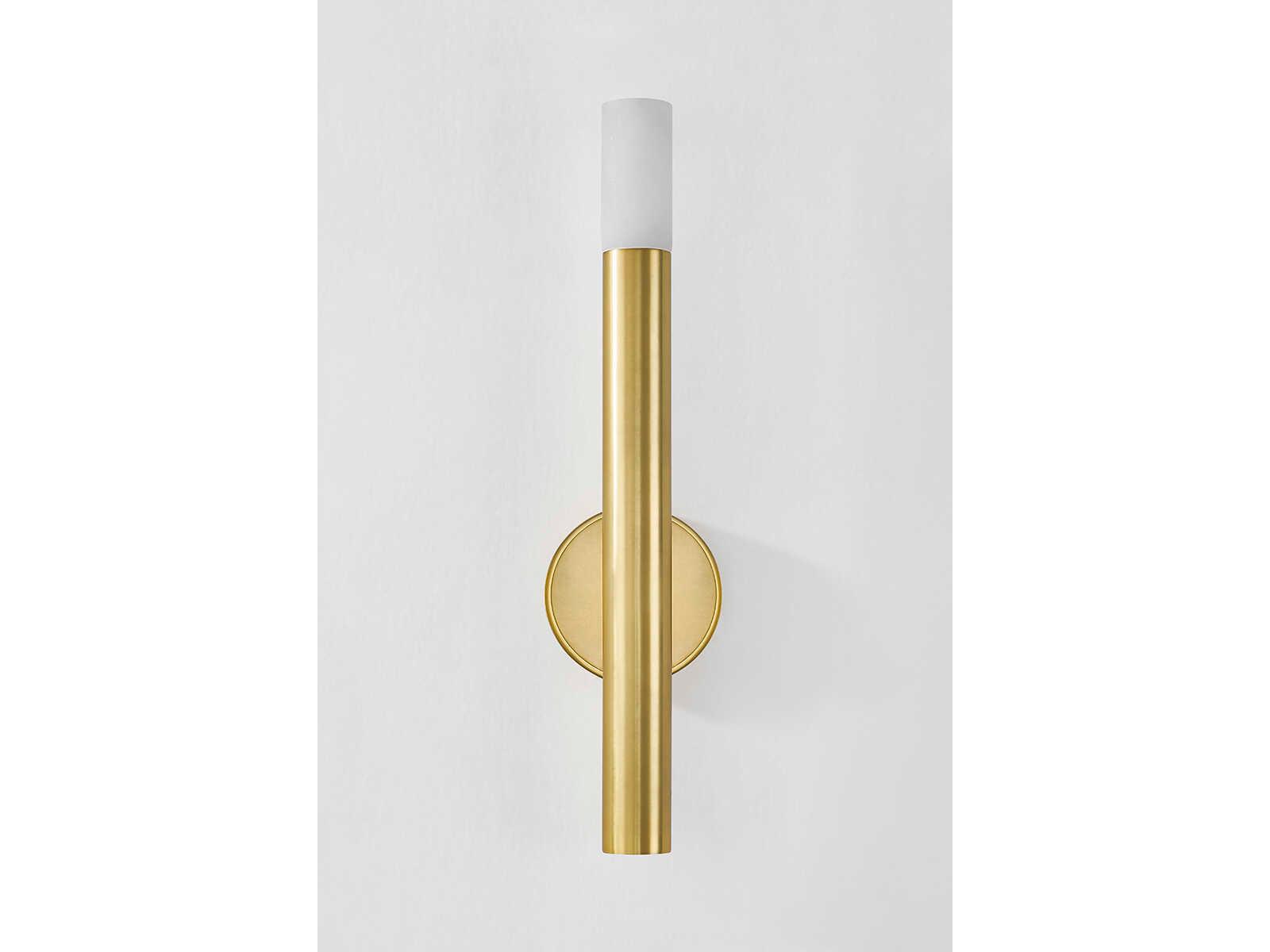 Hudson Valley Pali 1-Light Aged Brass Wall Sconce