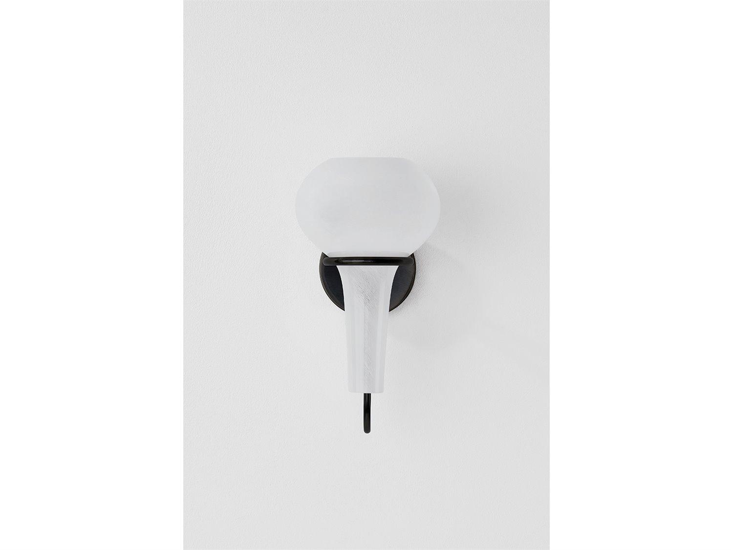 Hudson Valley Adams 1-Light Black Nickel Wall Sconce